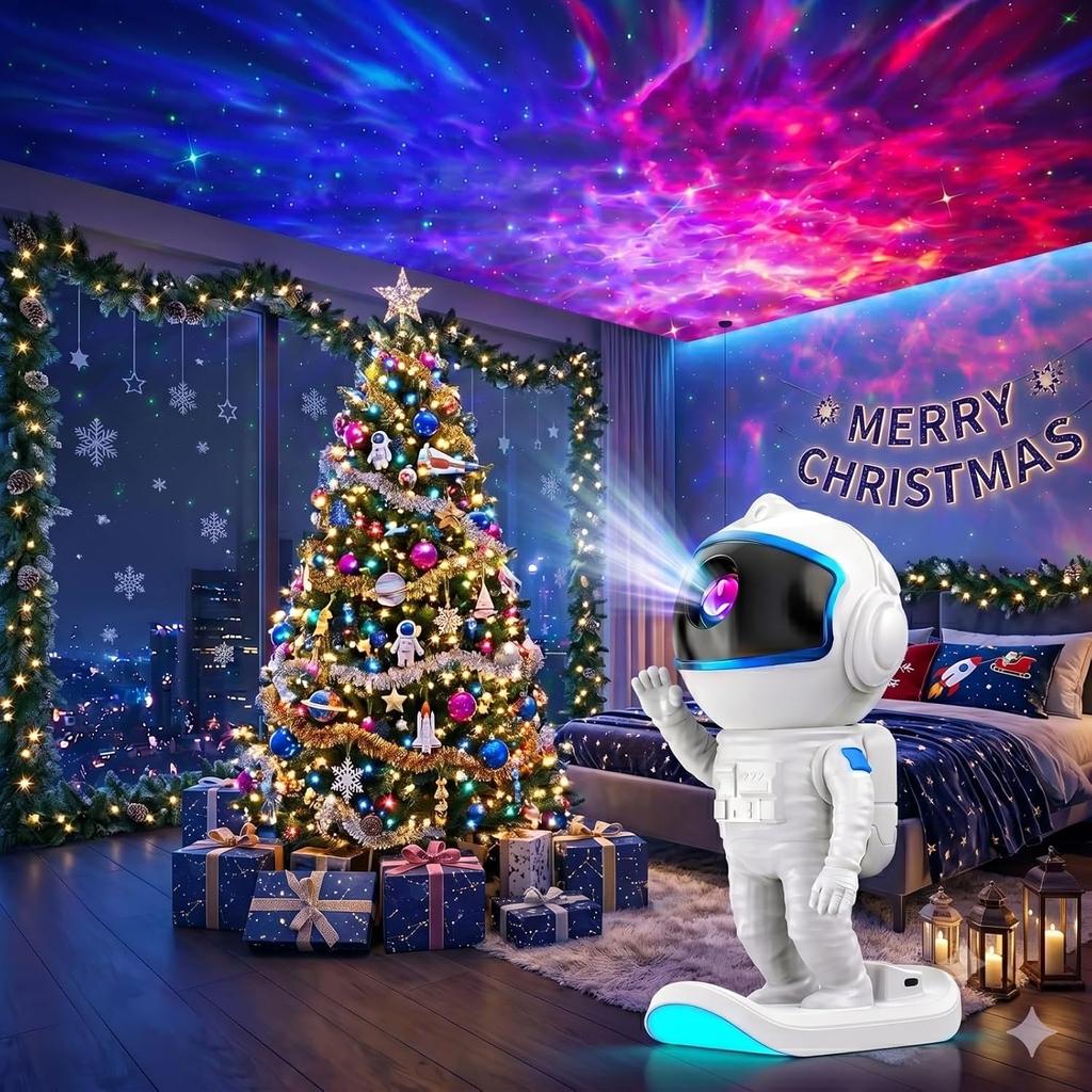 Astronaut Galaxy Projector, Star Night Light for Kids Bedroom