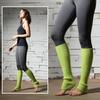 Women Ribbed Knit Leg Warmers, Slouchy Knee High Boot Cuffs, Stretch Knitted Leg Covers for Yoga Ballet Dance Fitness Autumn Winter