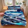 3pcs Cloud-Road-Car-Race Duvet Cover Set,  Includes 1 Duvet Cover and 1/2 Pillowcases (No Insert) yy251104235
