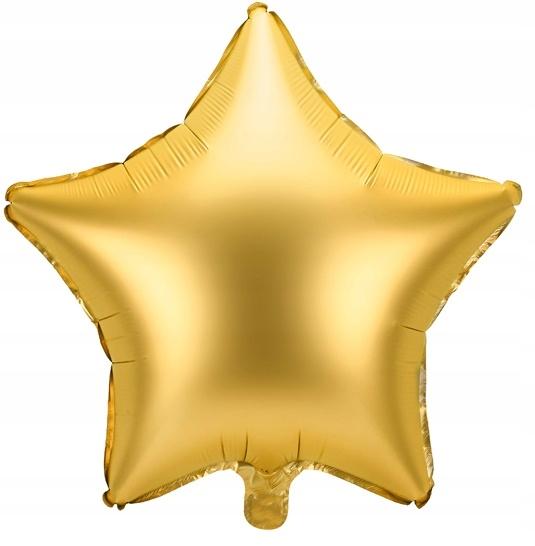 Star Foil Balloon, 48cm, Gold