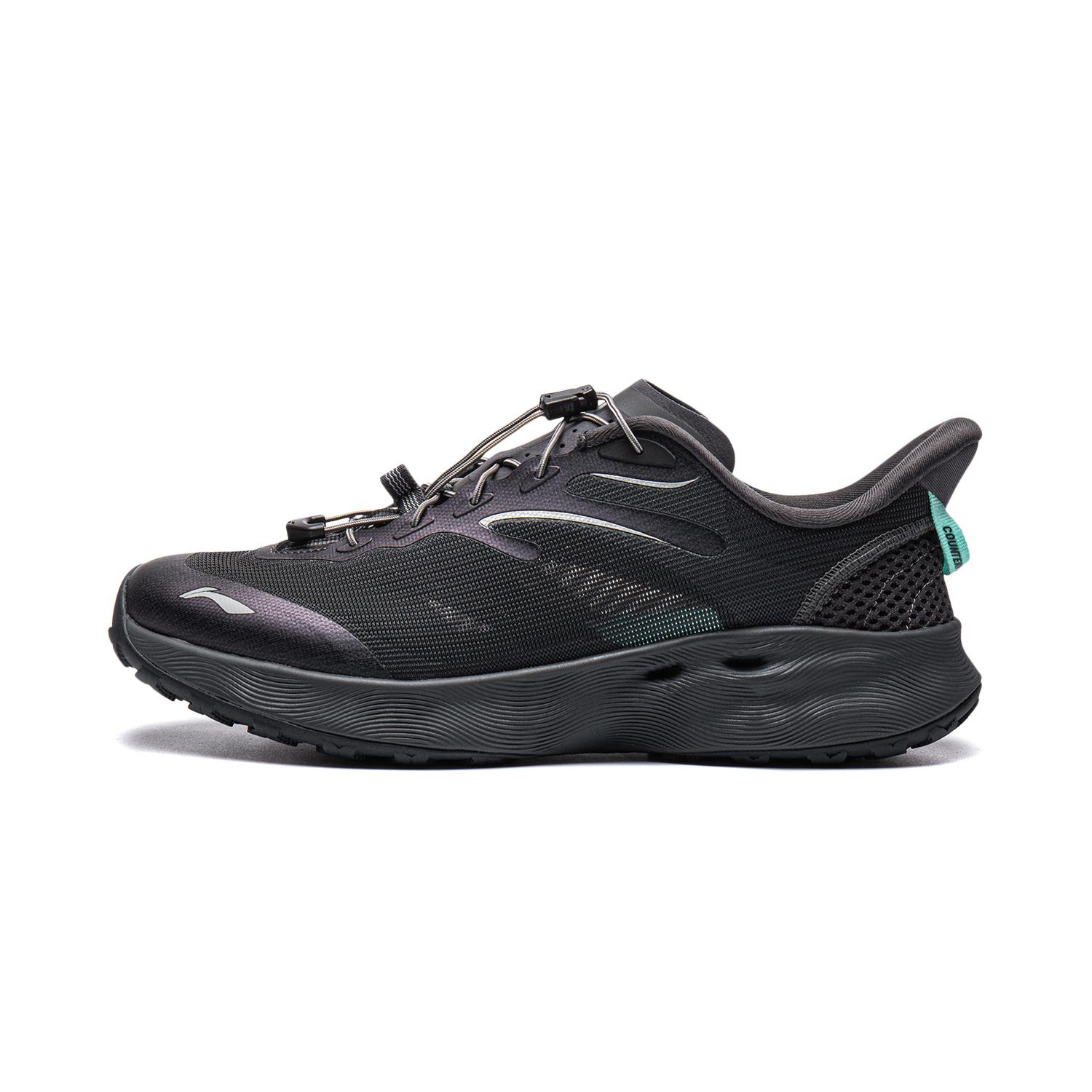 

Li Ning Outdoor CF Tracing Breathable Abrasion Resistant Slip Resistant River Trekking Shoes Unisex Black Pine Gray AHLW015-4 40