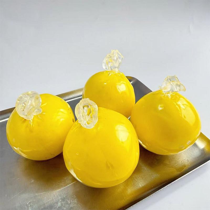 New Orange Handmade Wax Skin Crispy Shell Decompression Ball Slow Rebound Clay Kneading Toy Crispy Shell Crushing Decompression