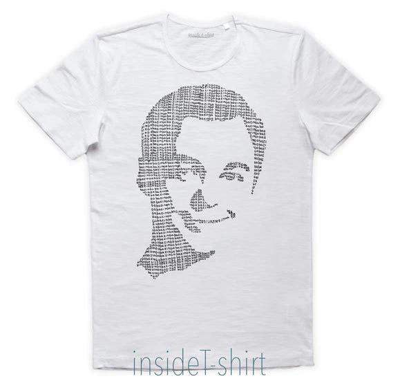 WRITTEN SHELDON Cooper BigBang Theory Nerd Geek Bazinga T Shirt Man S