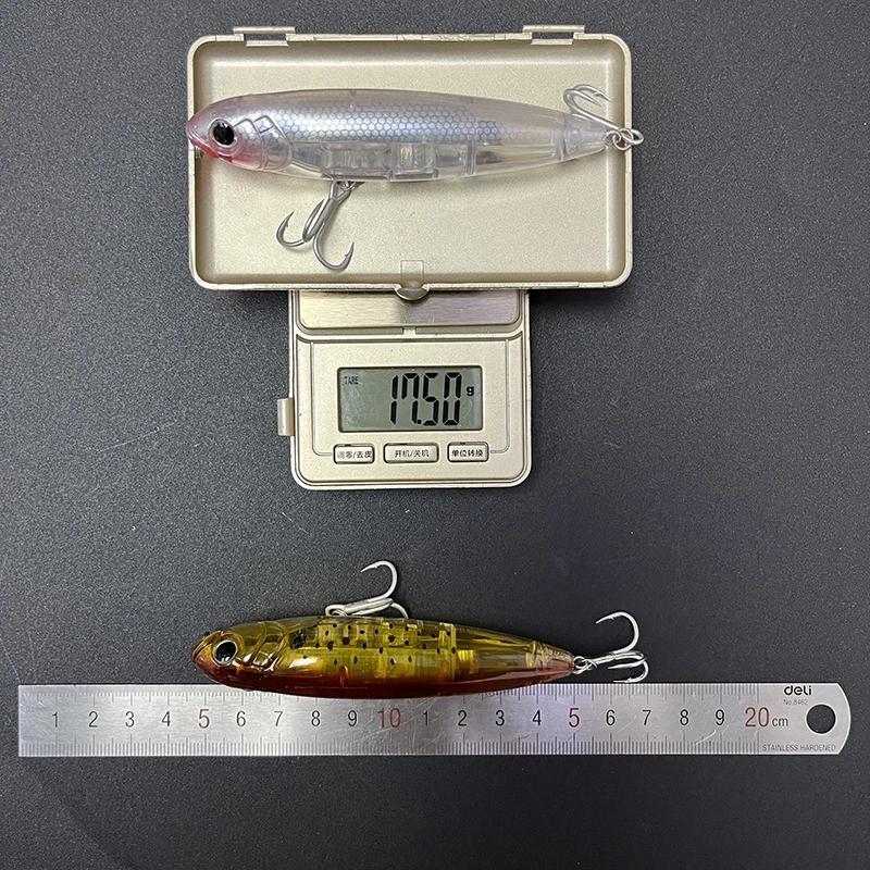 17g Surface Pencil Fishing Lures Walk the Dog Floating Wobbler Laser Artificial Bait for Trout Bass Top Water Swimbait Equipment