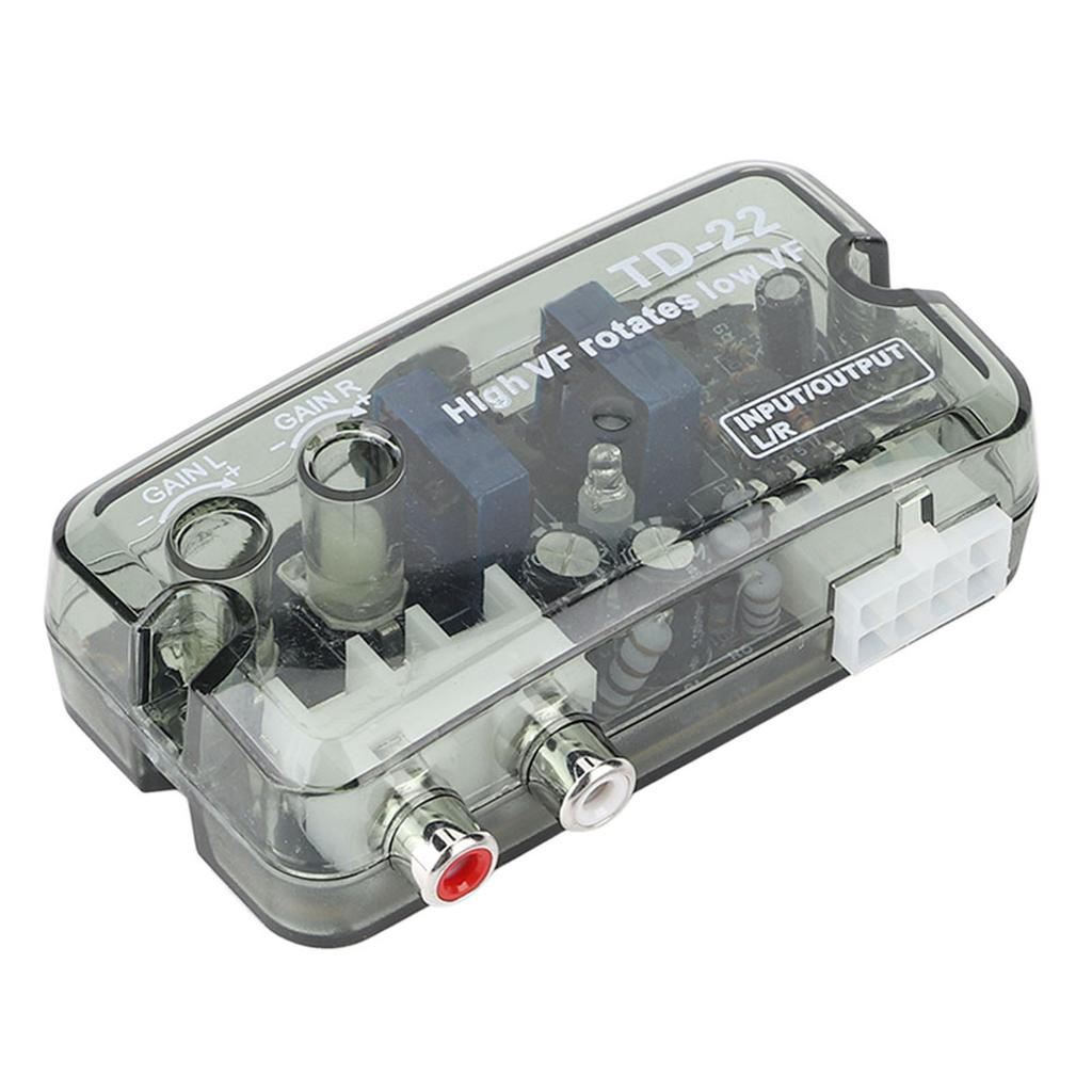 Car Audio Converter Stereo High to Low Frequency Speaker Level Converter with Control Wire
