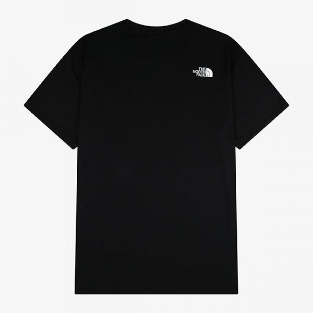 The North Face Short Sleeve Tee Blk Nt7us04j
