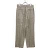 Theory 25Stainless Steel 01-5106411 Cream Linen X Rayon Linear Check Straight Trousers Bottoms 6 Ivory Black CheckUsed