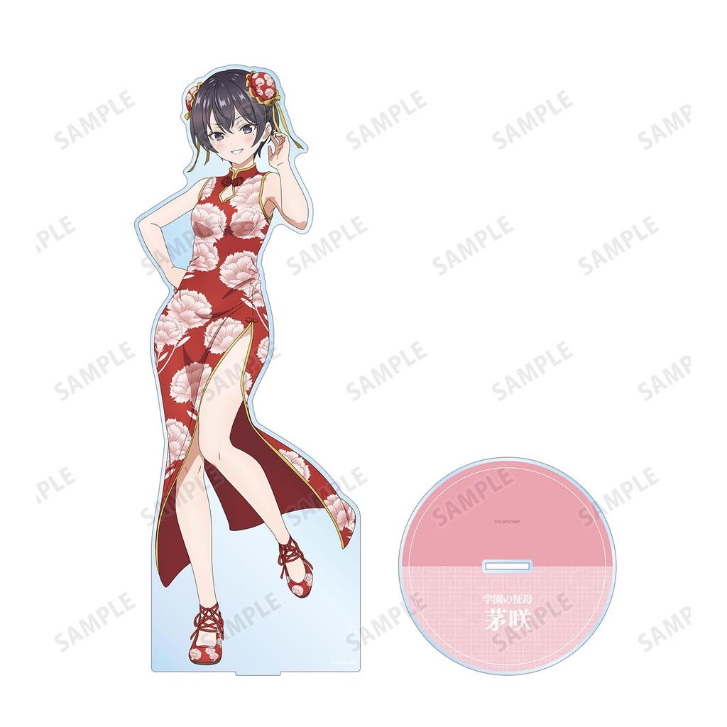 TV anime sometimes whispers in Newly drawn Chisaki Chinese dress version Extra large acrylic stand "My neighbor, Arya-san, Russian"