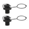 2pcs Kayak Valve Spiral Valve Spitfire Tube Valve Inflatable Boat Valve Replacement