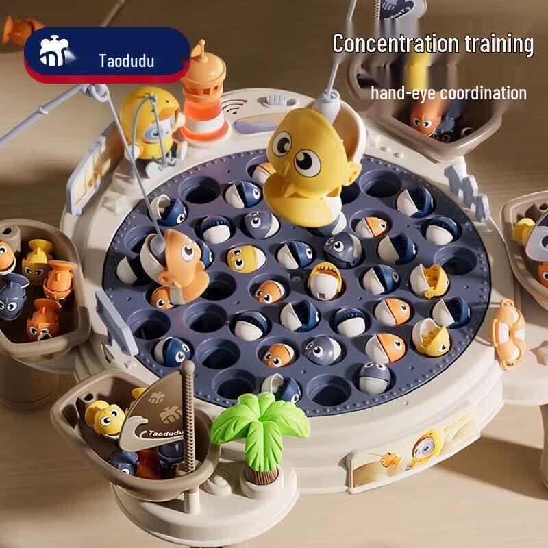 Taodudu Electric Rotating Magnetic Fishing Toy