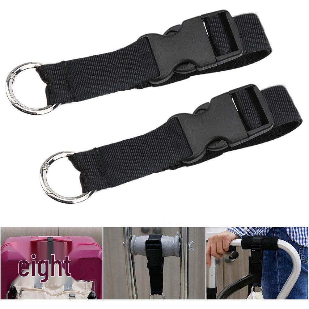 Multi-functional Travel Suitcase Hanging Strap and Buckle for Outdoor Use