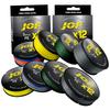 JOF X12 Linee da Pesca Intrecciate Migliorate Multifilamento PE Super Resistente a 12 Fili 100M 300M 500M 25LB 30LB 39LB 50LB 65LB 92LB