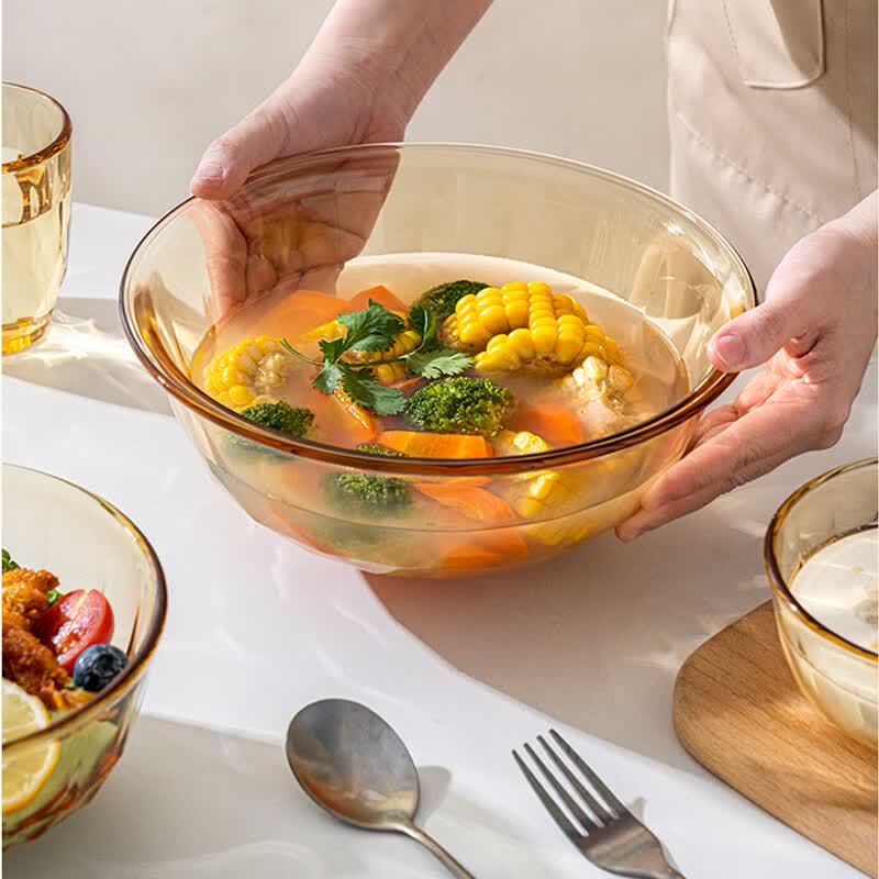 Westinghouse Crystal Diamond 8-Piece Glass Dinnerware Set
