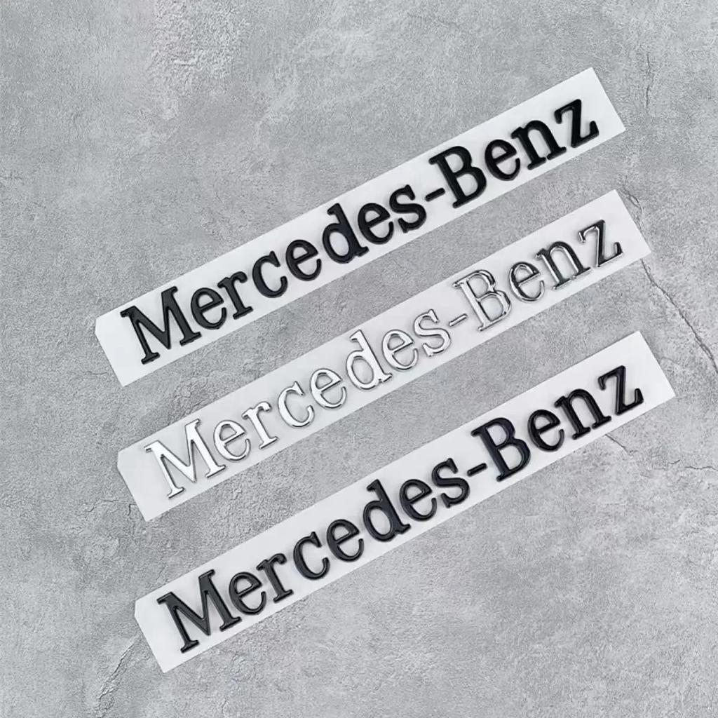1pcs Car Badge Rear Trunk Body Sticker Emblem Decoration For Mercedes Benz AMG W108 W124 W126 W140 W205 W201 KQ9