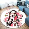 One Piece Boa Hancock Round Area Rug Carpet Rug For Living Room Bedroom Sofa Playroom Decor Nonslip Floor Mat