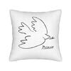 Picasso Funky Art Lady Hat Square Pillow Case Cushion Covers Custom Zippered Decorative Pillowcase For Sofa 40*40Cm