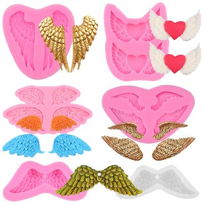 Angel Wings Silicone Cake Mold DIY Wings Fondant Chocolate Candy Biscuit Gumpaste Baking Cake Decoration