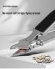 Portable Powder Steel Thin Nail Clippers Set with Anti-Splash Angled Flat Edge - New Model