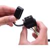 NEWSUN® Universal 4-Way Flat Y-Splitter Plug For Tailgate Light Bars & Trailer Lights,Plug & Play Adapter Extension Harness Wiring Plug 4 Pin