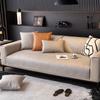 Polyester Cotton Sofa Cover for Living Room Leaf Edge Bohemian Universal Sofa Mat Embroidery Non-Slip Sofa Cover Home Cushion