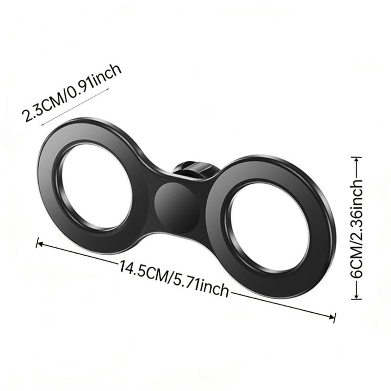 Strong Magnetic Car Phone Holder Double Mount Antislip Grip Vehicle Mount for Most Phones ABS Construction