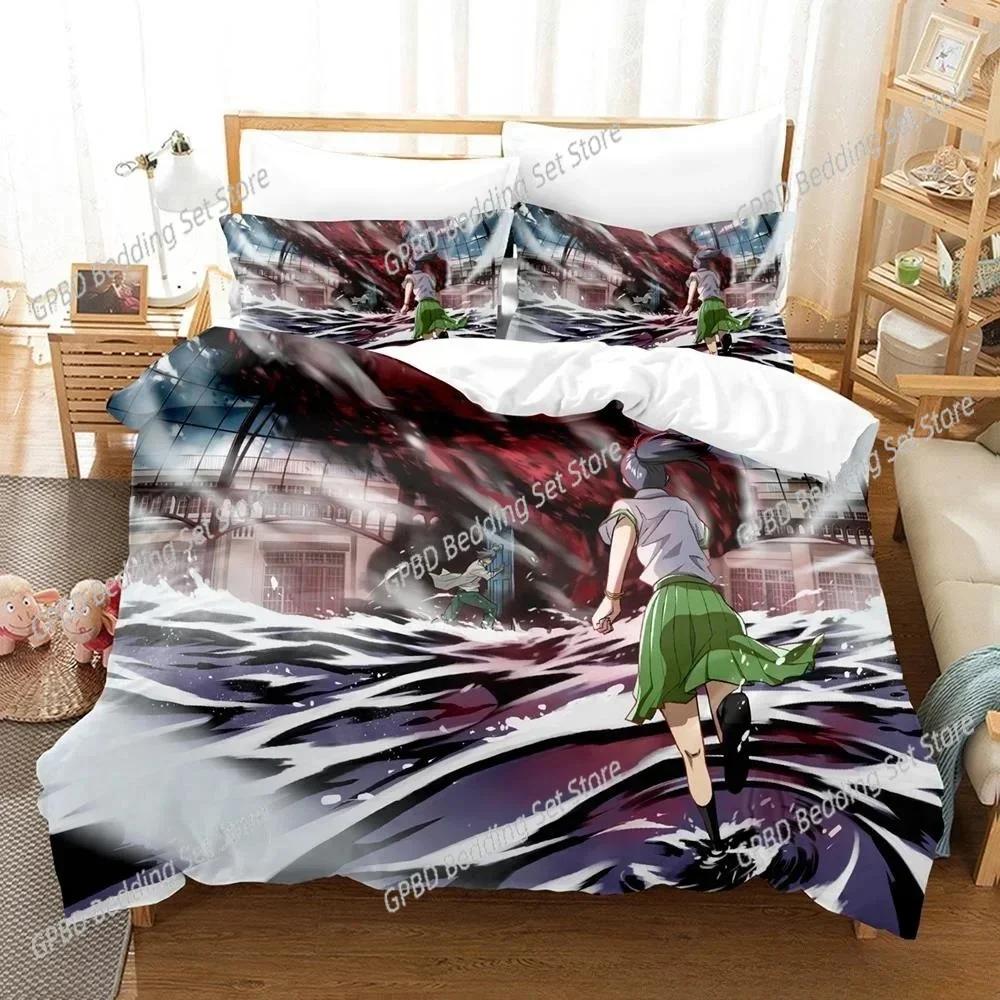 Luxury New 3D Print Anime Suzume no Tojimari Bedding Set Single Twin Full Queen King Size Bed Set Bedroom Duvet cover Sets