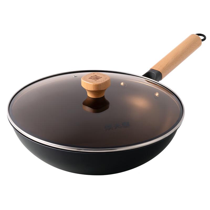 Chui Da Huang 32cm Cast Iron Wok