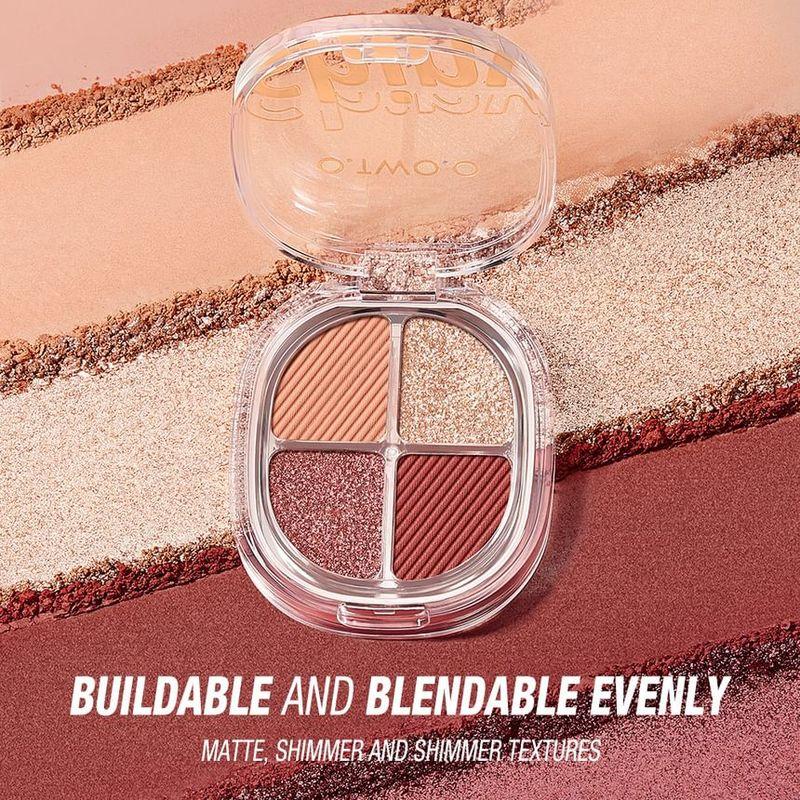 O.TWO.O - Rich Colors Eyeshadow Palette - 3 Colors