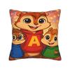 Pillow Cover Alvin and the Chipmunk  Funny Pillow Case For Sofa Home Decoration Pillowcases