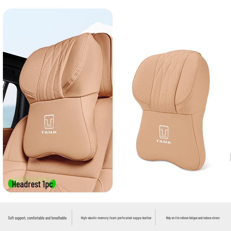Tank Vehicle Headrest & Car Seat Neck Support Pillow