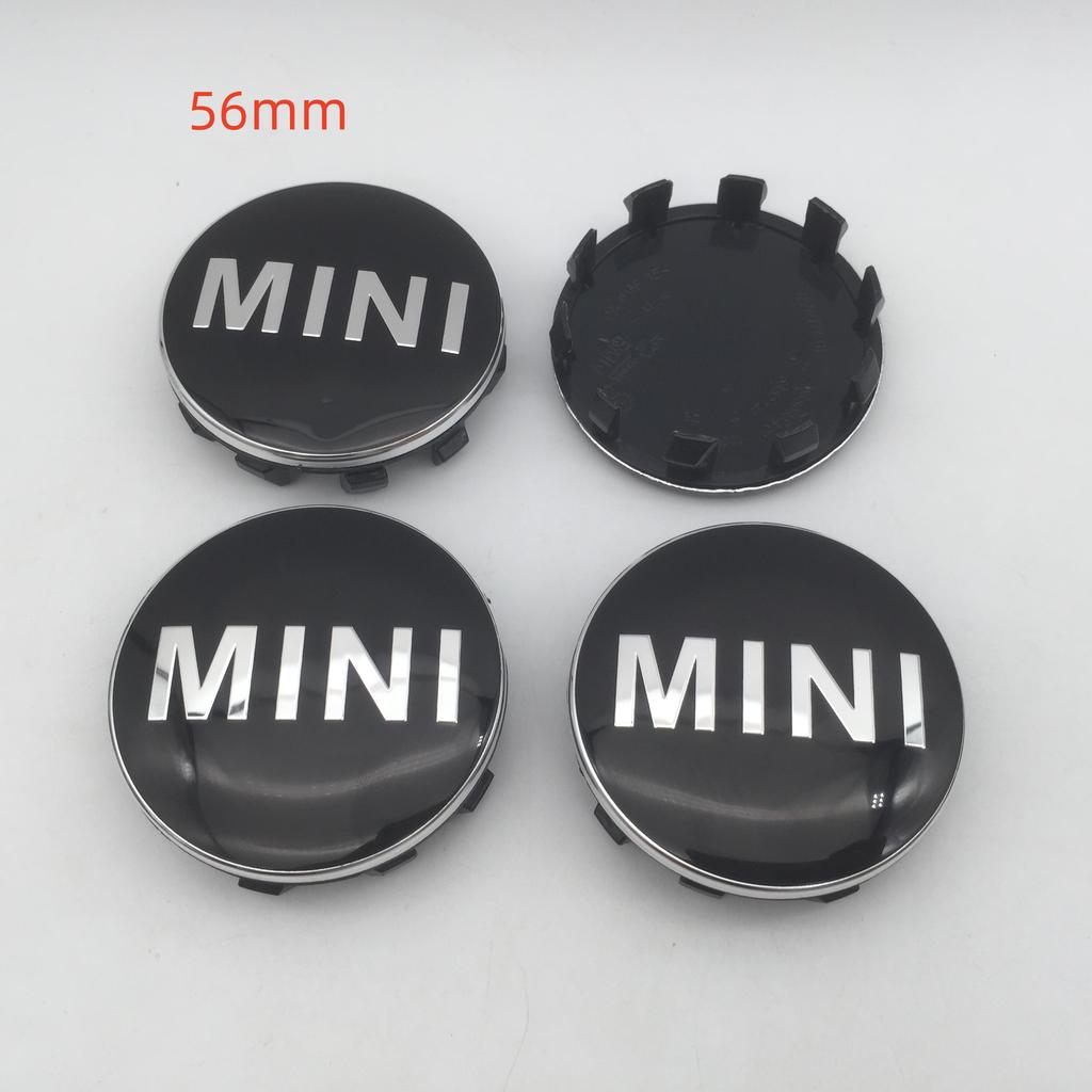 4pcs 54mm 56mm forMINI Car Emblem Wheel Hub Center Cap Badge Covers Sticker Decal Styling Accessories