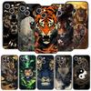 Cool Animal Tiger Lion Phone Case For Samsung Galaxy S26 S25 S24 S23 S22 S20 Ultra S21 FE 5G S10 Plus TPU Shockproof Cover