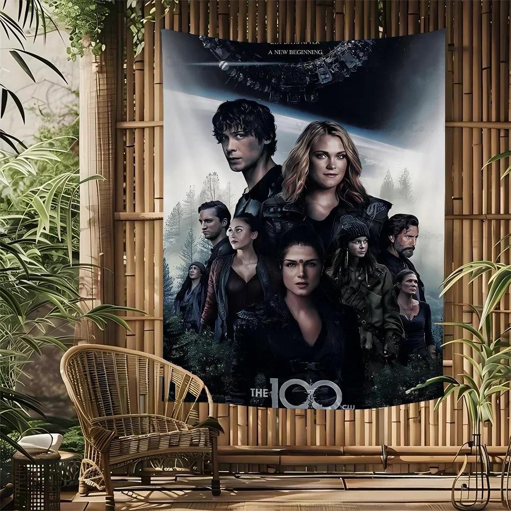 De 100 Seizoen TV Serie Show Kleurrijk Wandkleed Hippie Bloemen Wandtapijten Slaapkamer Decoratie Wandkunst Decoratie