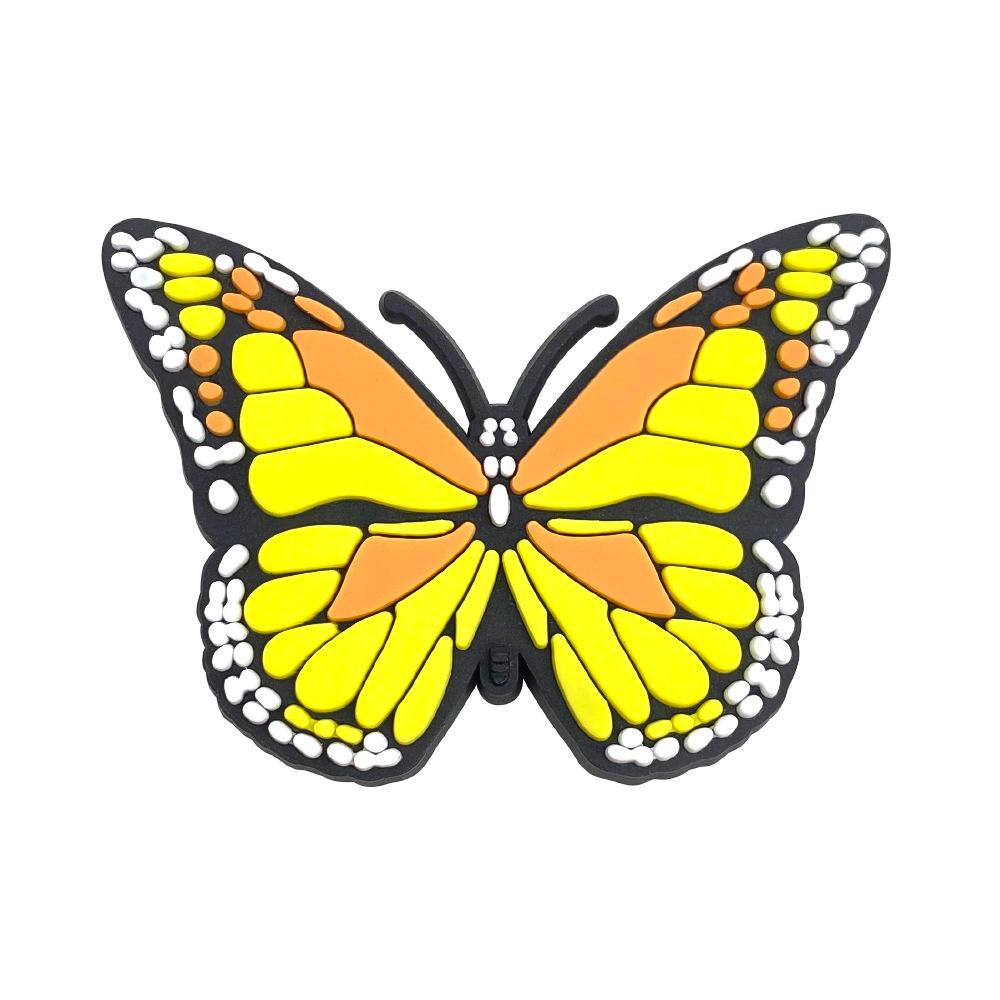 Butterfly Series Clog Charms: DIY PVC Rubber Shoe Flowers & Decorations