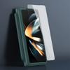 With Touch Pen Case For Samsung Galaxy Z Fold 7 Leather Hinge Fold 6 5 4 Screen Protector Tempered Film Folding Kickstand Cover
