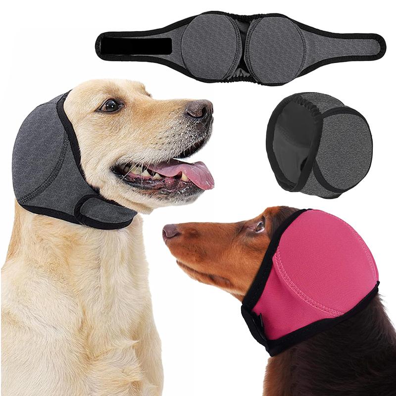 2026 Paraorecchie a Orecchie di Cane (Addensato) Per Rumore e Bagno - Protezione Impermeabile Con Cappuccio Rilassante Elastico, Toelettatura