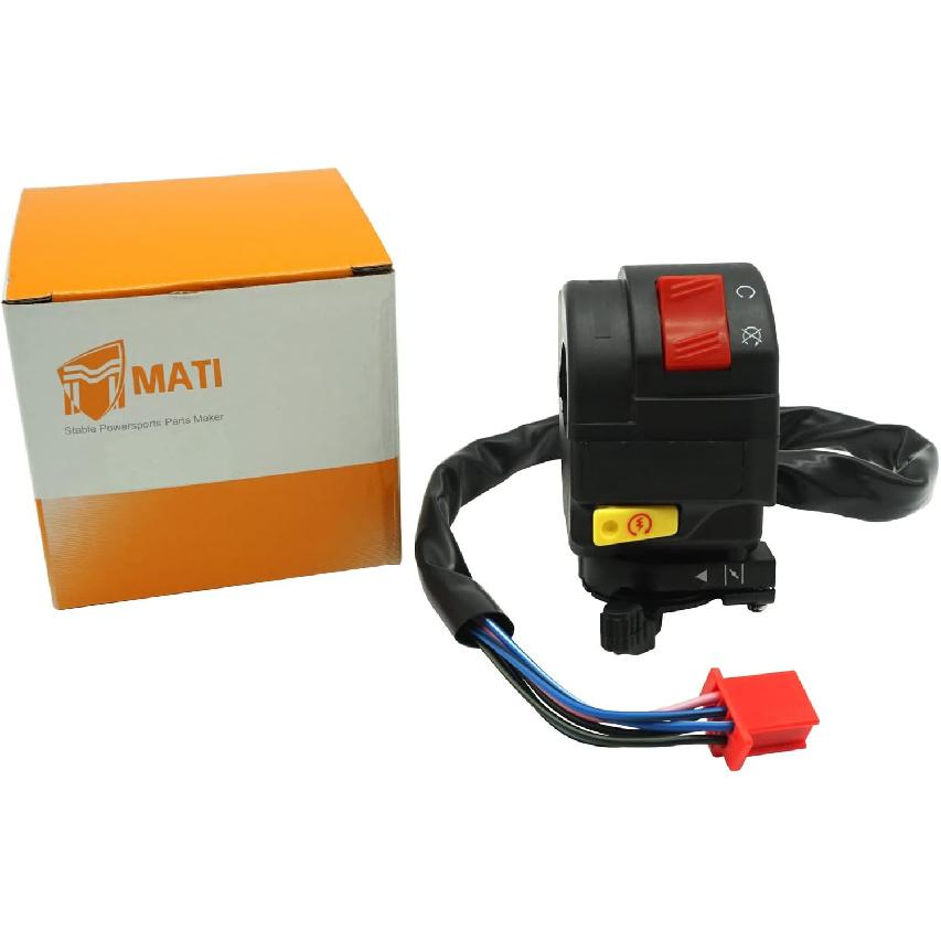 M MATI 0453816 Left Handlebar Switch Start Kill Stop Horn for Polaris Sportsman 90 Outlaw 90 2007-2009