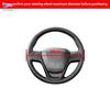 38cm DIY Car Steering Wheel Braid Cover Microfiber Leather Needles And Thread Soft Non-slip Auto Interior Accessories Kits