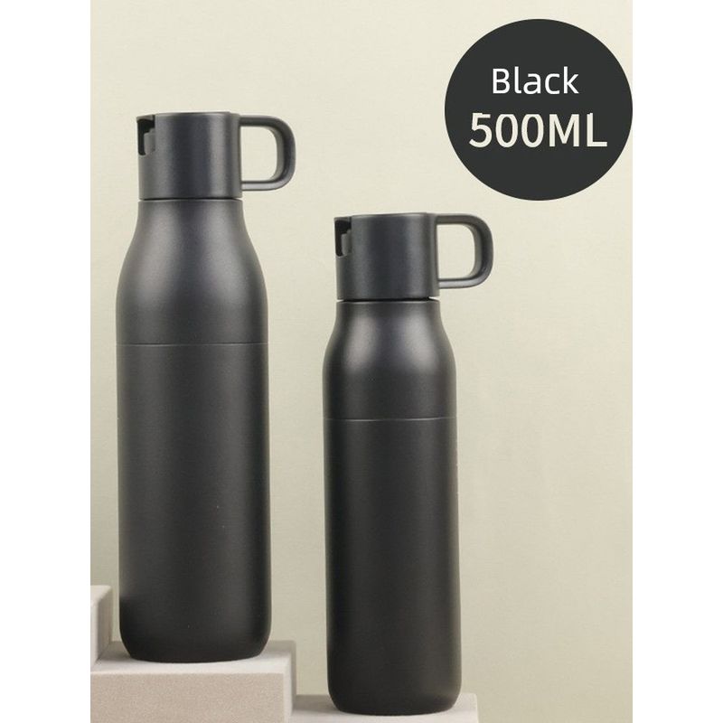 Large-Capacity Thermos Cup, Portable Thermos Kettle with Pop-Up Lid, Thermos Bottle for Student Dormitories and Home Use