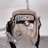 Korean Crossbody Shoulder Bags for Women Men Unisex Transparent Pocket Phone Bag