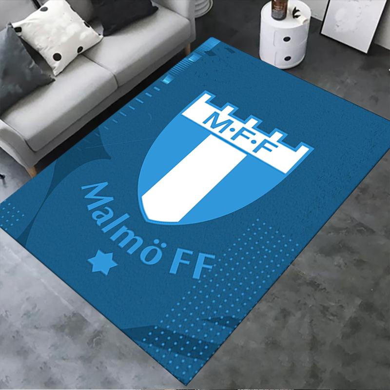 2025 Neuer malmö ff Teppich für Wohnzimmer Schlafzimmer Zuhause Sofadekoration, Kinder spielen Rutschfeste Bodenmatte