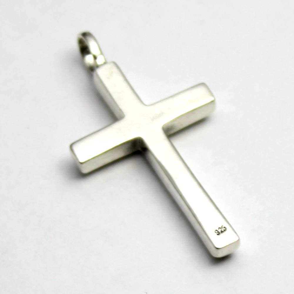 [World Accessories Carmelo] Christ Cross Silver 925 Christian Pendant Top