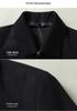 2026 Men's Plus Size Detachable Collar Wool Jacket - Autumn/Winter Casual Overcoat