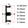 ASW1 4pcs 54mm 50mm Wheel Center Caps Hub W Work Rays Volk Racing Car Styling Rims Cover Emblem Badge
