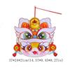 Glowing 2025 Snake Year Lantern Traditional New Year Luminous Lantern  Mid-Autumn Festival