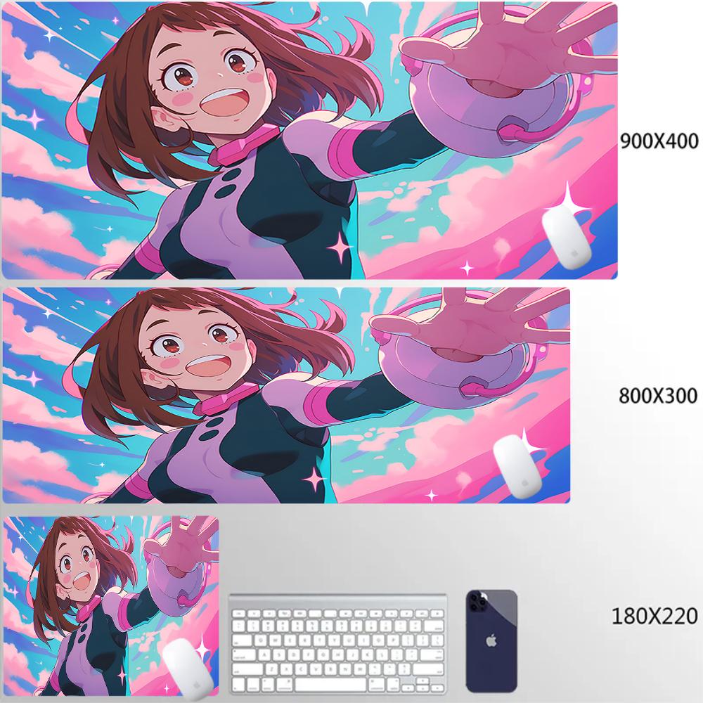 Academia All Might Anime My Hero Mouse Pad Xxl Gaming Accessories Office Gamer Keyboard Desk Mat NonSlip Laptop Anime Mousepad