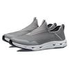 Li Ning Comfortable Cushioning Slip Resistant Abrasion Resistant Low top Casual Shoes Men's Gray AGCR361-52
