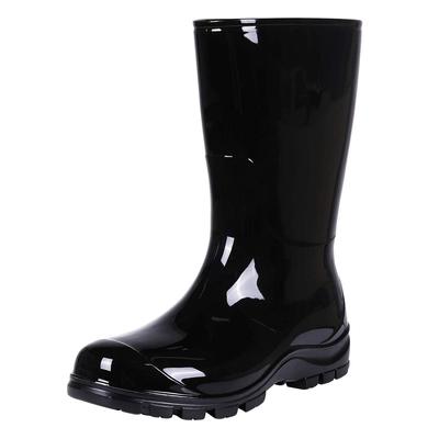 Fashion Comwarm Women's Rain Boots Fashion Printed Rain Shoes Outdoor Work Anti-Slip Waterproof Boots Female Comfort Rubber Garden Shoes