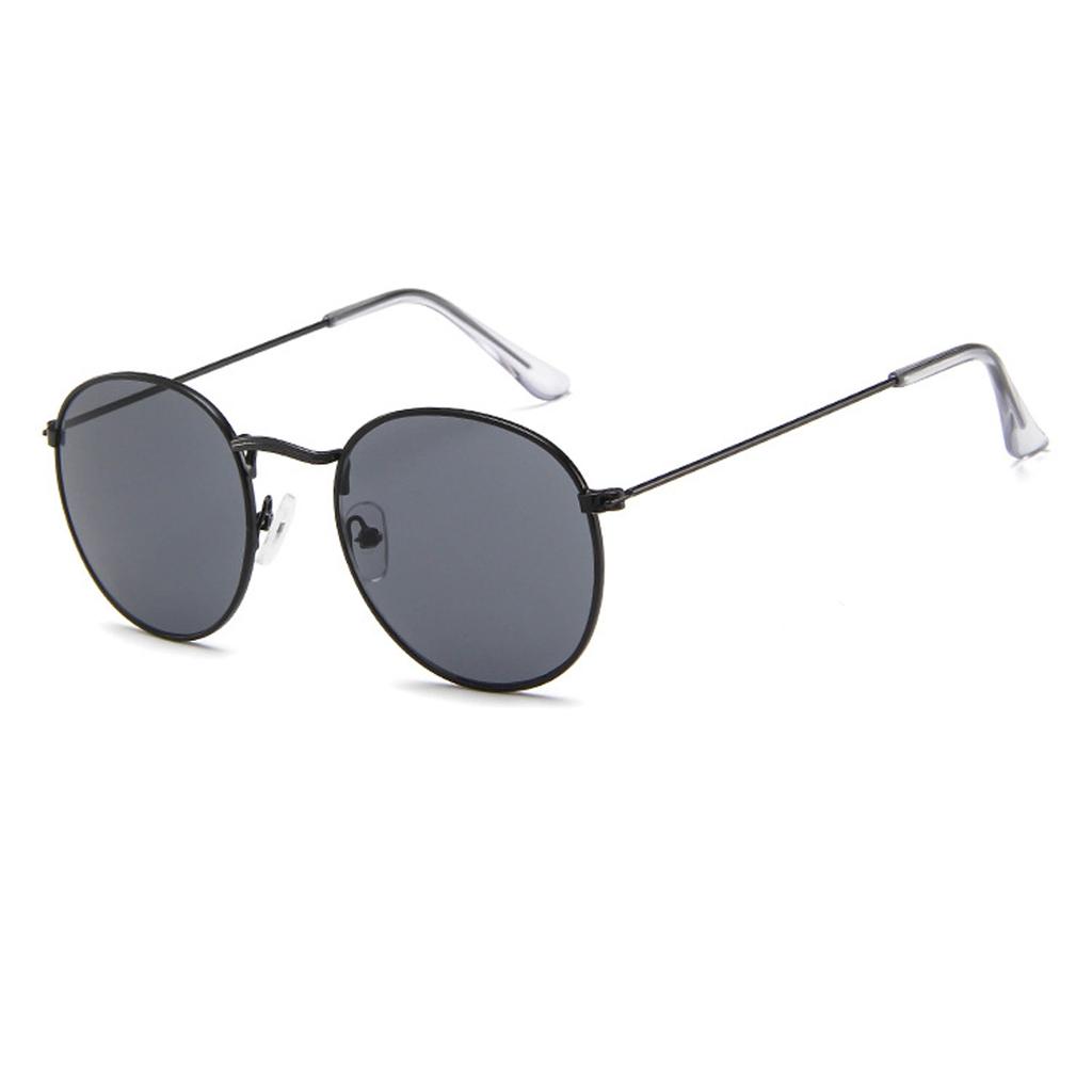 Women's Multicolor Colorful Retro Trend Reflective Large Frame Funglasses