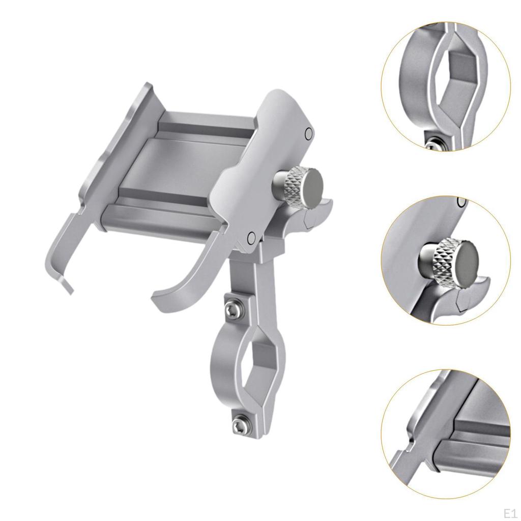 Bike Phone Holder Cell Mount Multiple Angles 720 Rotatable Handlebar Mounting Shockproof for